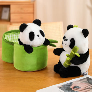 Bamboo Home Panda Plush 30cm Soft Toy by The Kawaii Shoppu | The Kawaii Shoppu