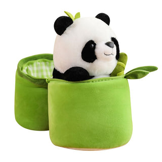 Bamboo Home Panda Plush 30cm Soft Toy by The Kawaii Shoppu | The Kawaii Shoppu