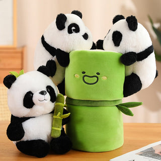 Bamboo Home Panda Plush 30cm Soft Toy by The Kawaii Shoppu | The Kawaii Shoppu