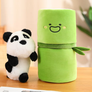 Bamboo Home Panda Plush 30cm Soft Toy by The Kawaii Shoppu | The Kawaii Shoppu