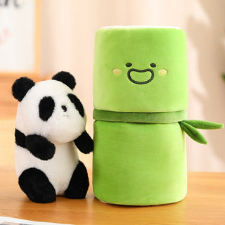 Bamboo Home Panda Plush 30cm Soft Toy by The Kawaii Shoppu | The Kawaii Shoppu