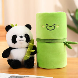 Bamboo Home Panda Plush 30cm Soft Toy by The Kawaii Shoppu | The Kawaii Shoppu