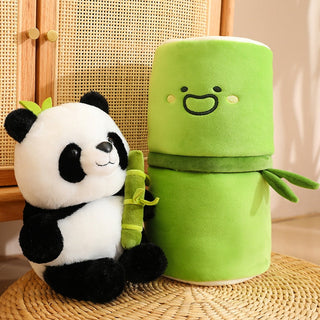 Bamboo Home Panda Plush 30cm Soft Toy by The Kawaii Shoppu | The Kawaii Shoppu
