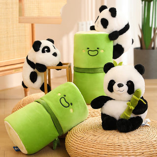 Bamboo Home Panda Plush 30cm Soft Toy by The Kawaii Shoppu | The Kawaii Shoppu