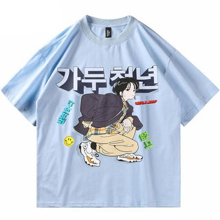 Be fearless Korean Printed tee Fashion The Kawaii Shoppu