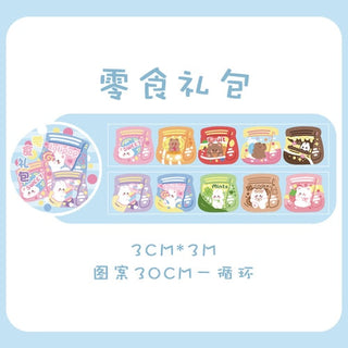 Bear Rabbit Fantasia Series Sticker Roll A Stationery by The Kawaii Shoppu | The Kawaii Shoppu