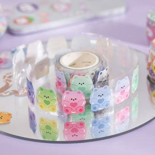 Bear Rabbit Fantasia Series Sticker Roll Stationery by The Kawaii Shoppu | The Kawaii Shoppu