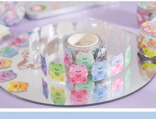 Bear Rabbit Fantasia Series Sticker Roll Stationery by The Kawaii Shoppu | The Kawaii Shoppu