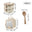 1400ML Beige 1Set