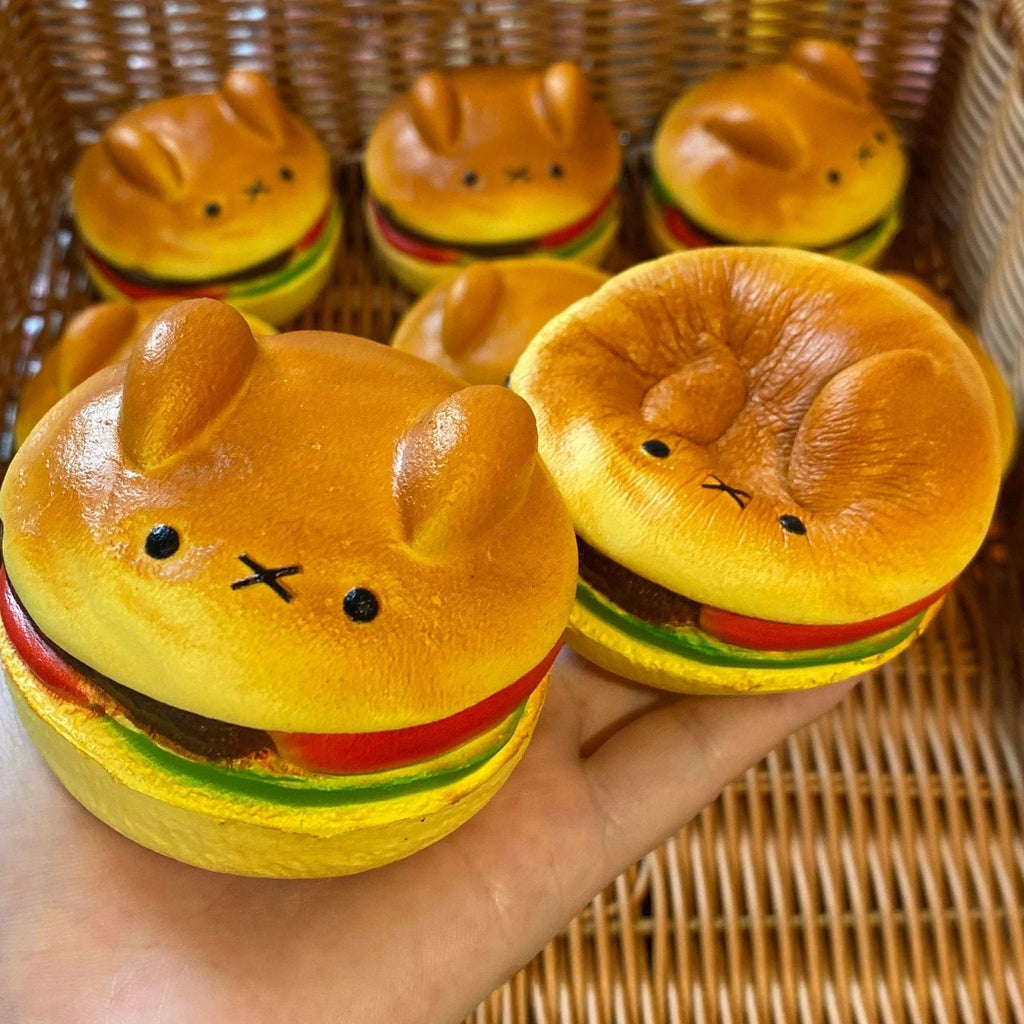 Brioche Bear Burger Squishie Brioche Bear Burger Squishie Toy by The Kawaii Shoppu | The Kawaii Shoppu