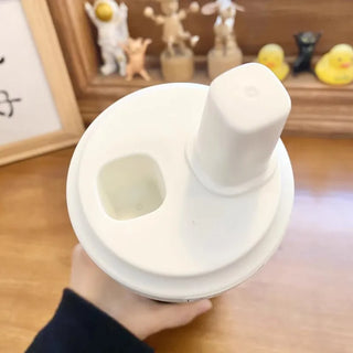 Bubble Meow – 850ml Cat Thermal Bottle with Straw Lid