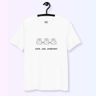 Bunny Cute Life - Kawaii Cotton Tee by The Kawaii Shoppu | The Kawaii Shoppu