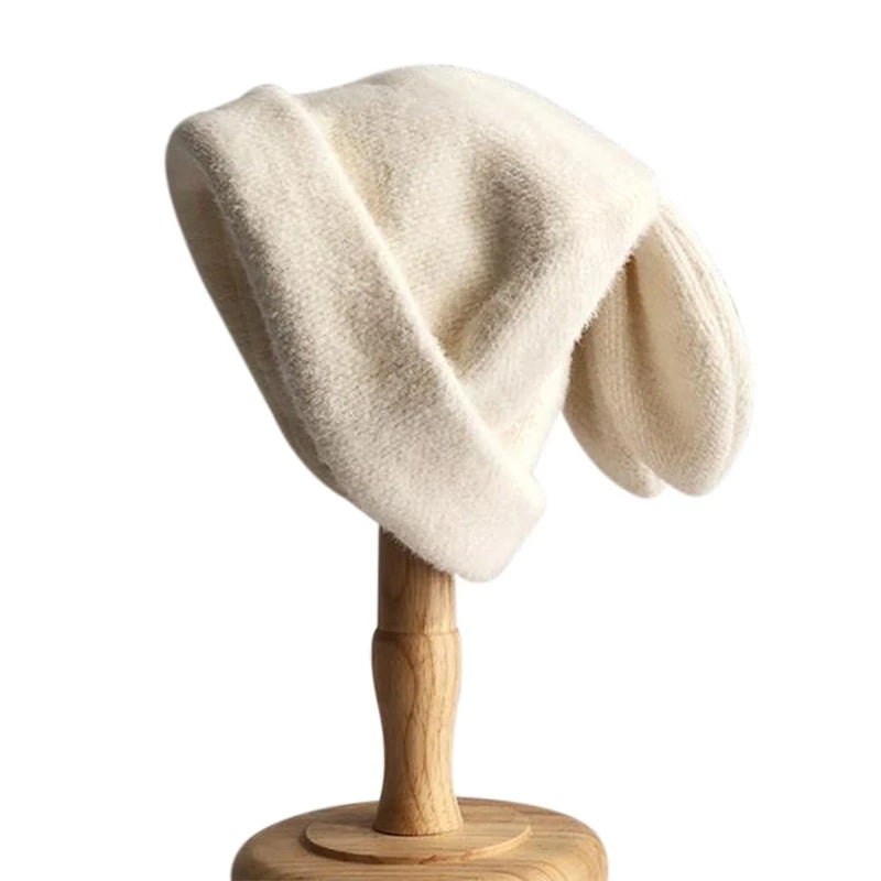 Bunny Ears Cozy Cashmere Hat Clothing and Accessories by The Kawaii Shoppu | The Kawaii Shoppu