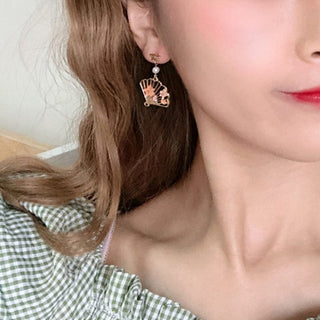 Calico Blossom Cat Earrings Accessory The Kawaii Shoppu