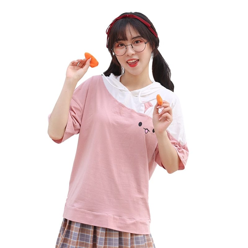 Carrot Bun Bun Kawaii Hoody Tee Fashion The Kawaii Shoppu