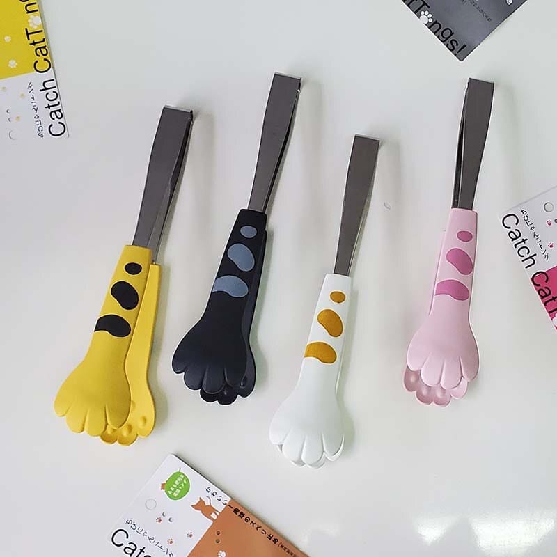 Cat Paw Shape Food Tongs Kitchen The Kawaii Shoppu