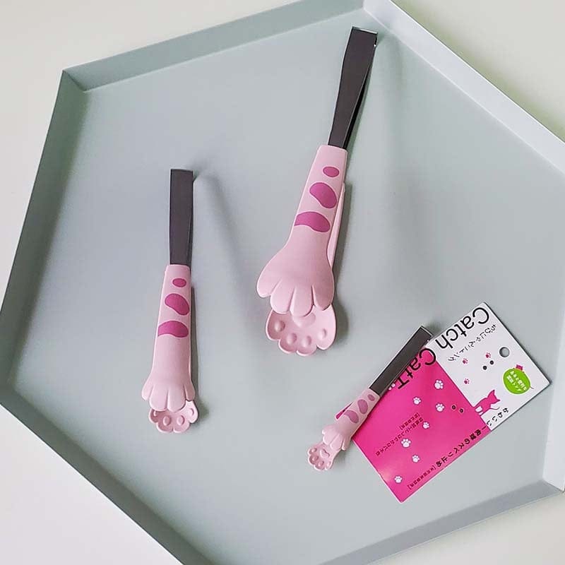 Cat Paw Shape Food Tongs Kitchen The Kawaii Shoppu