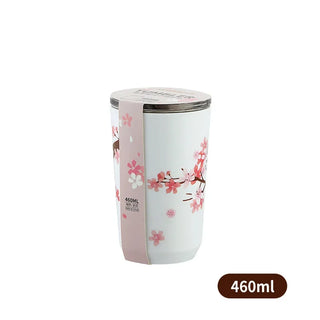 Cherry Blossom Stainless Steel Thermal Mug