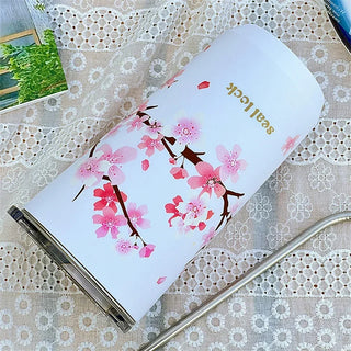Cherry Blossom Stainless Steel Thermal Mug