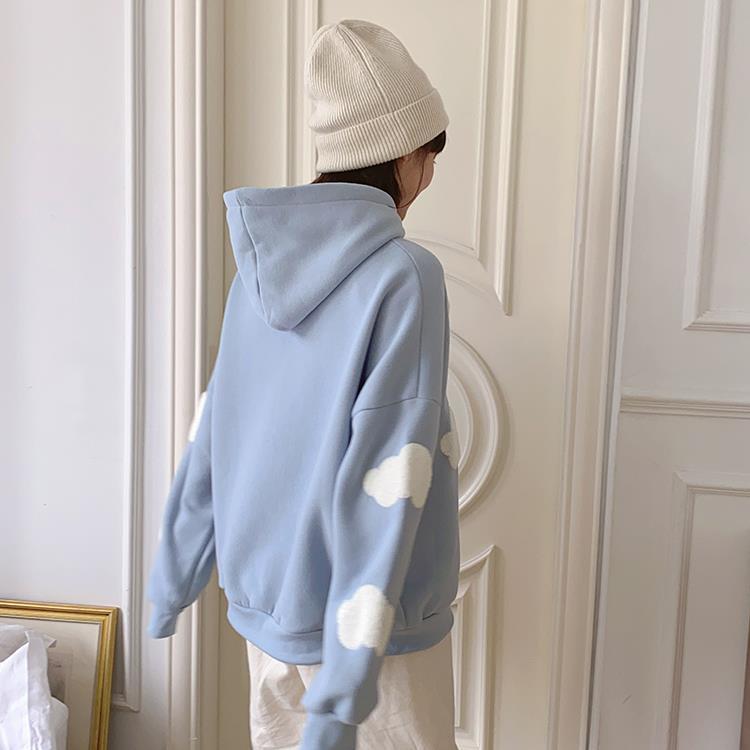 Cloudy Sky Hoodie Clothing and Accessories The Kawaii Shoppu