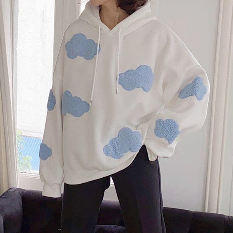 Cloudy Sky Hoodie Clothing and Accessories The Kawaii Shoppu