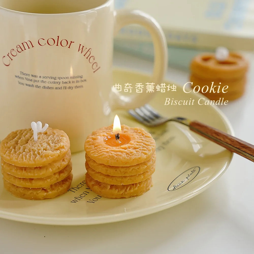 Cookie Aromatherapy Candles Gift Set Coffee Milk Cookie Scent Home & Kitchen by The Kawaii Shoppu | The Kawaii Shoppu