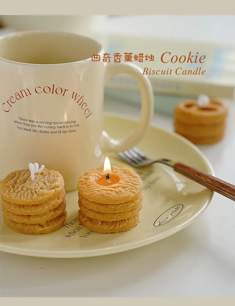 Cookie Aromatherapy Candles Gift Set Coffee Milk Cookie Scent Home & Kitchen by The Kawaii Shoppu | The Kawaii Shoppu