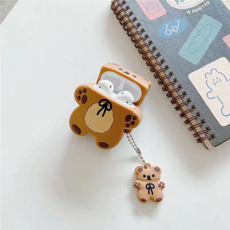 Cookie Bear Airpods 1 / 2 / Pro Case Accessory The Kawaii Shoppu