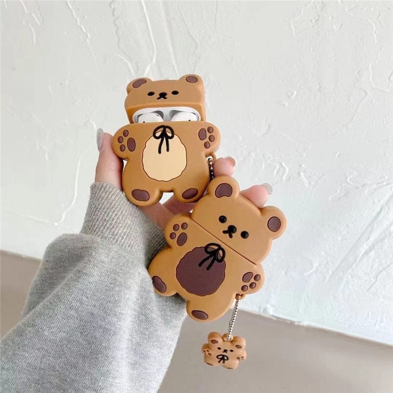 Cookie Bear Airpods 1 / 2 / Pro Case Accessory The Kawaii Shoppu