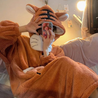 Cosy Tiger Plush Robe