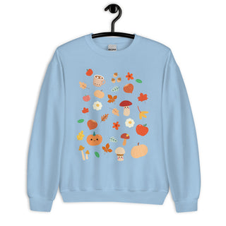 Cozy Fall Kawaii Print Sweater by The Kawaii Shoppu | The Kawaii Shoppu
