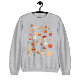 Cozy Fall Kawaii Print Sweater by The Kawaii Shoppu | The Kawaii Shoppu