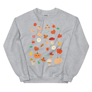 Cozy Fall Kawaii Print Sweater by The Kawaii Shoppu | The Kawaii Shoppu