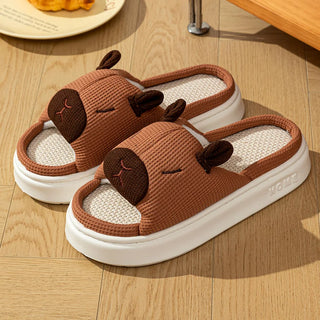 Cute Capybara Indoor Slippers