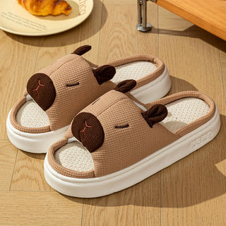 Cute Capybara Indoor Slippers