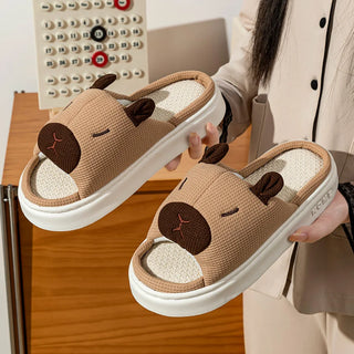 Cute Capybara Indoor Slippers