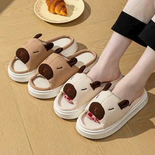 Cute Capybara Indoor Slippers