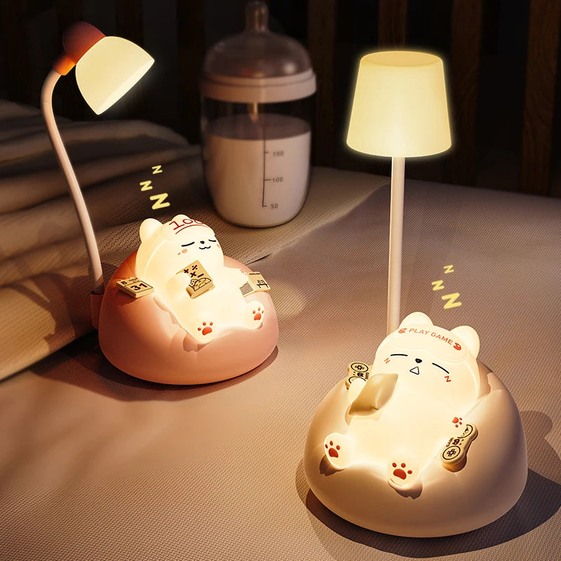 Cute Cat Bedside Night Light