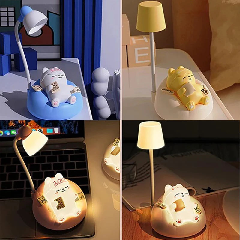 Cute Cat Bedside Night Light Light by The Kawaii Shoppu | The Kawaii Shoppu