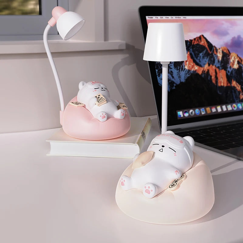 Cute Cat Bedside Night Light Light by The Kawaii Shoppu | The Kawaii Shoppu