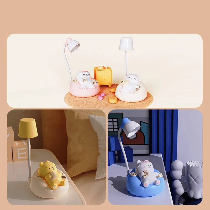 Cute Cat Bedside Night Light Light by The Kawaii Shoppu | The Kawaii Shoppu