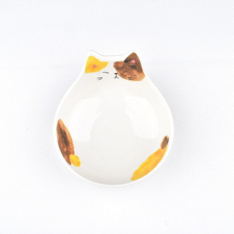 Cute Ceramic Cat Face Rice Bowl 1Pcs sauce dish A Home & Kitchen by The Kawaii Shoppu | The Kawaii Shoppu