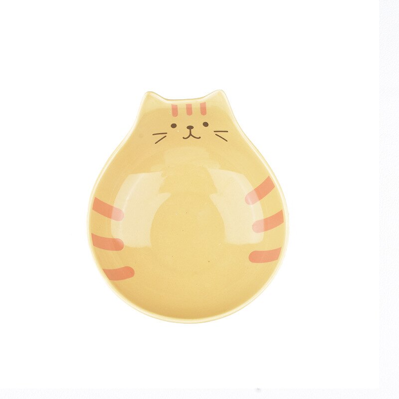 Cute Ceramic Cat Face Rice Bowl 1Pcs sauce dish D Home & Kitchen by The Kawaii Shoppu | The Kawaii Shoppu