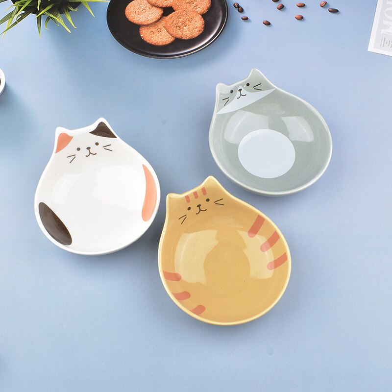 Cute Ceramic Cat Face Rice Bowl Home & Kitchen by The Kawaii Shoppu | The Kawaii Shoppu