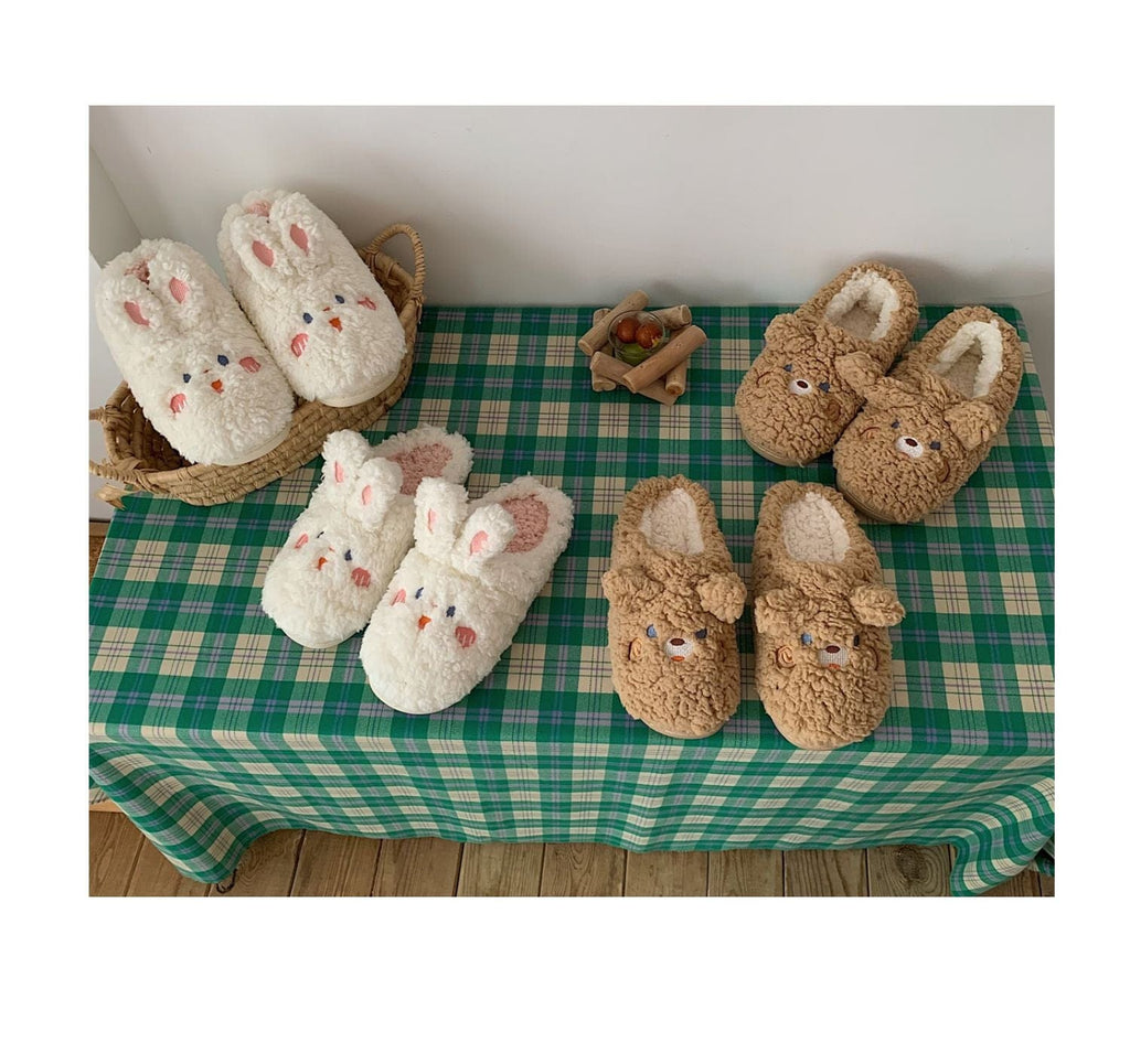 Cute Fluffy Kawaii Slippers Shoes The Kawaii Shoppu