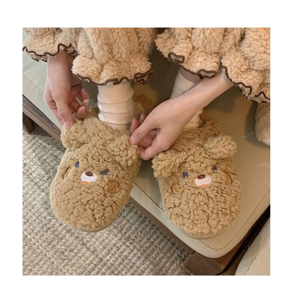 Cute Fluffy Kawaii Slippers Shoes The Kawaii Shoppu