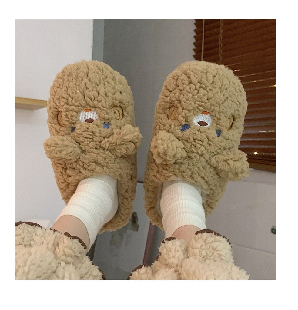 Cute Fluffy Kawaii Slippers Shoes The Kawaii Shoppu