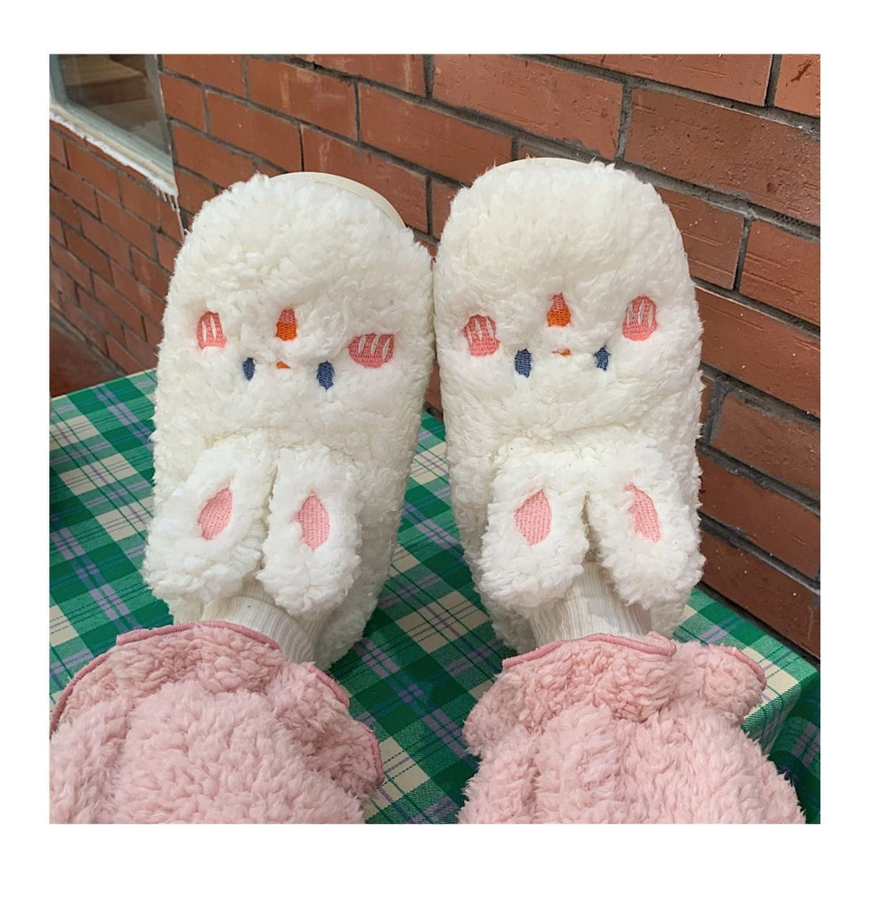 Cute Fluffy Kawaii Slippers Shoes The Kawaii Shoppu