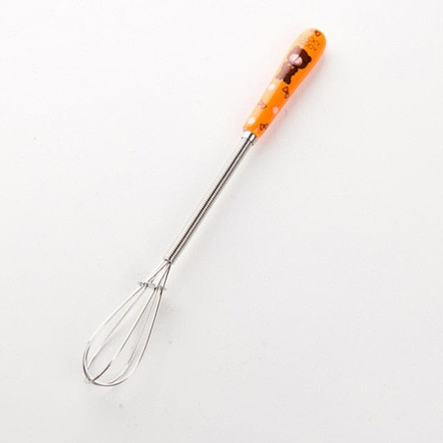 Cute kawaii Ceramic Handle Whisks Orange null The Kawaii Shoppu