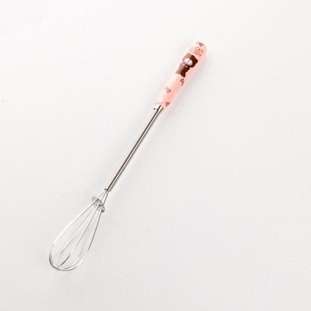 Cute kawaii Ceramic Handle Whisks Pink null The Kawaii Shoppu